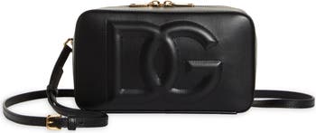 Dolce&Gabbana DG Logo Leather Camera Crossbody Bag | Nordstrom