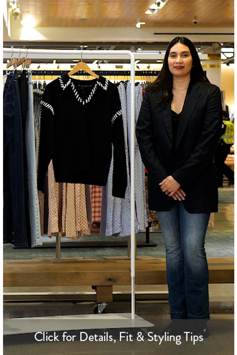 Contrasting Stitch Relaxed Fit Top video