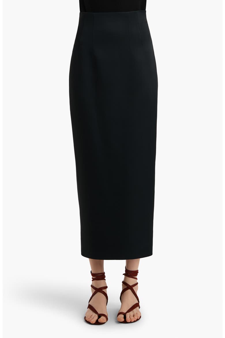 Loxley Ponte Knit Pencil Skirt, Main, color, BLACK