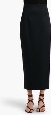 Khaite Loxley Ponte Knit Pencil Skirt