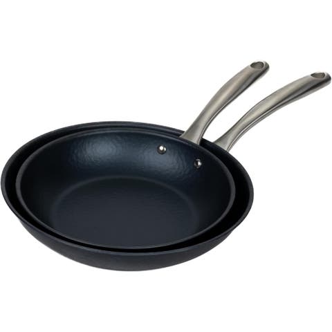 Black Angus Carbon Steel Frying Pan Set
