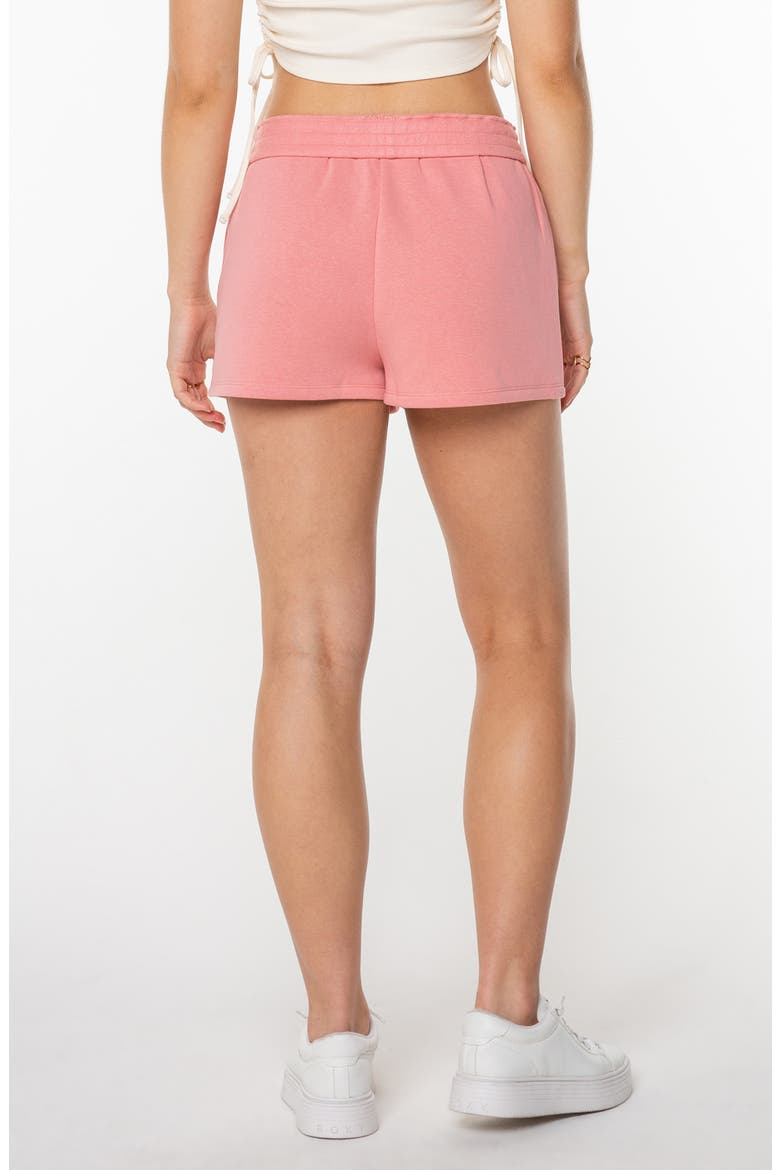 Summer Fling Fleece Shorts, Alternate, color, MAUVE GLOW SOLID