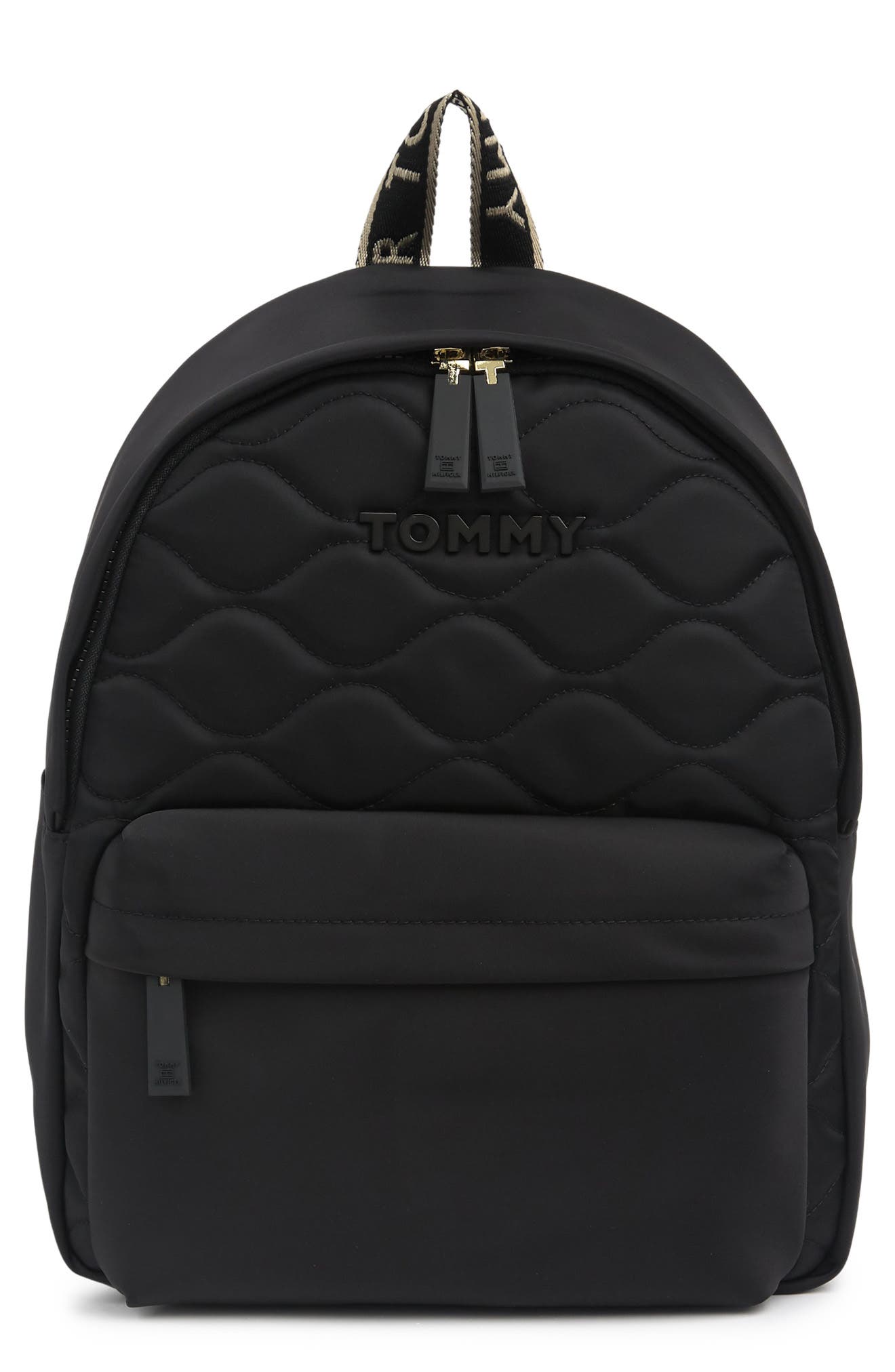 Tommy Hilfiger Cate Quilted Nylon Backpack, Main, color, 