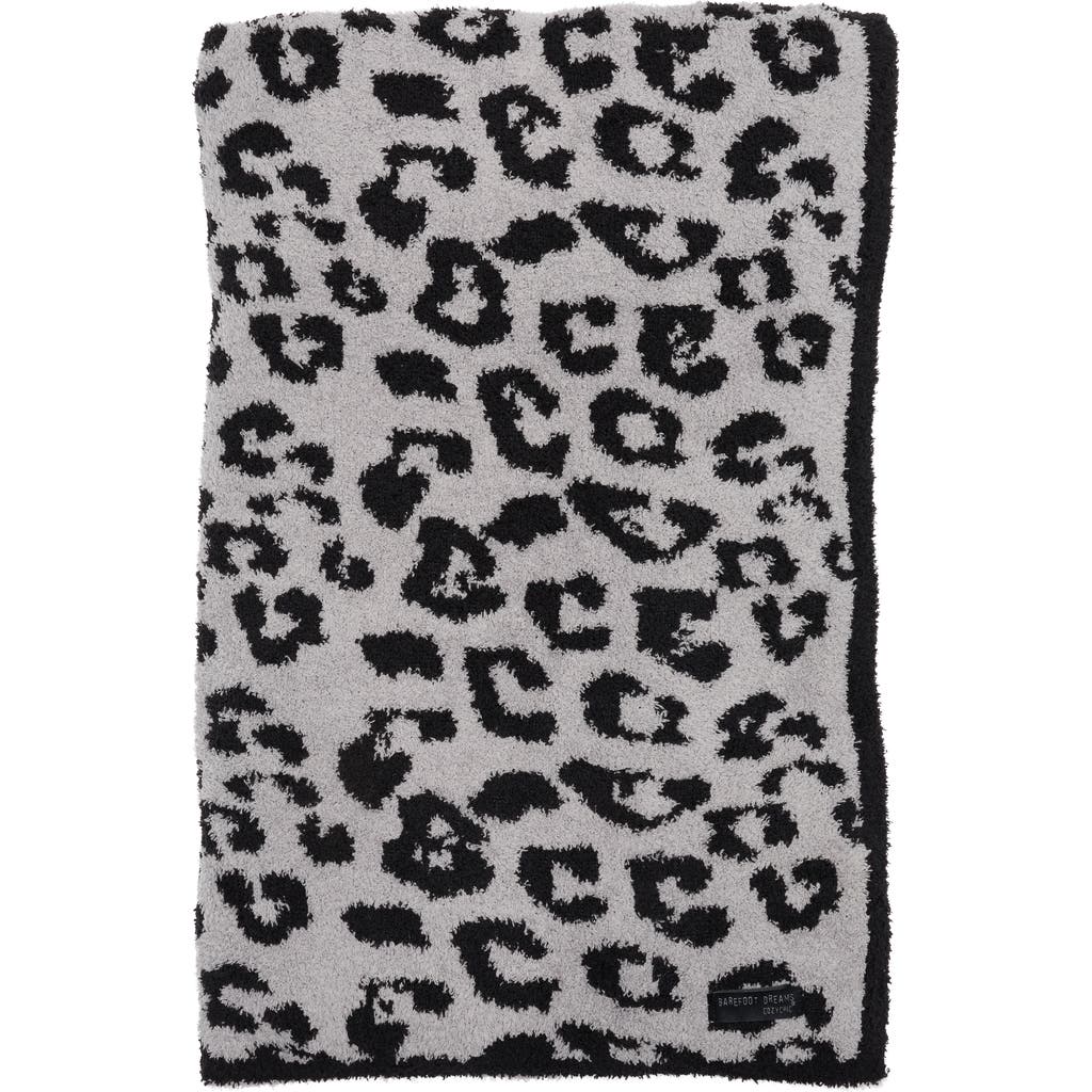 Barefoot Dreams ® Cozychic® Leopard Print Throw Blanket In Gray