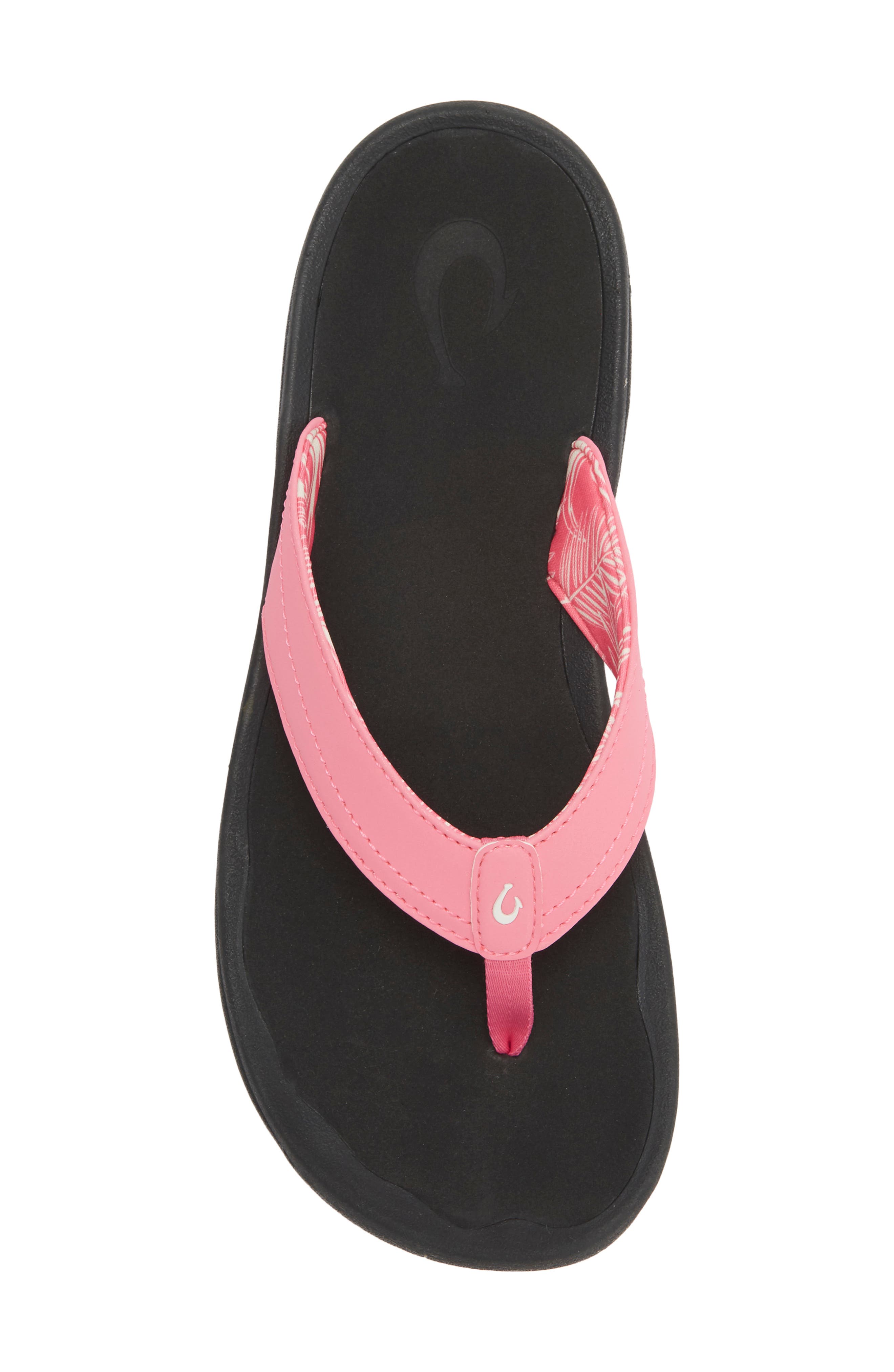 Ohana Flip Flop, Alternate, color, PUNCH PINK/ PALM