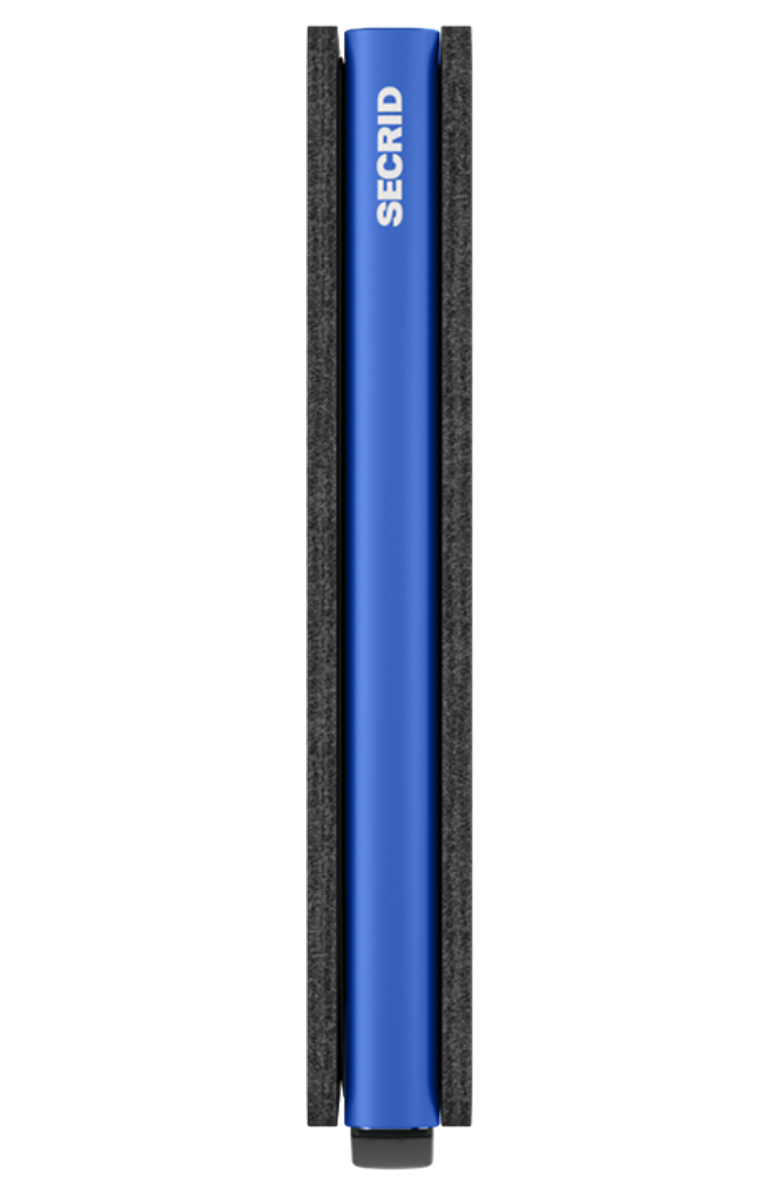 Secrid Slimwallet Matte, Alternate, color, Black-Blue