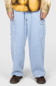 PLEASURES Cotton Knit Cargo Pants