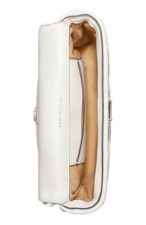 Tory Burch Mini Kira Woven Canvas Convertible Crossbody Bag In Neutral