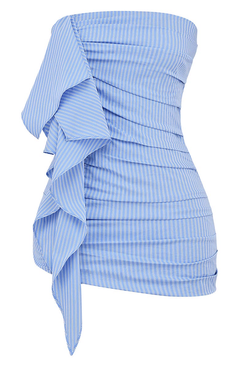 Mistress Rocks Side Drape Strapless Minidress, Alternate, color,