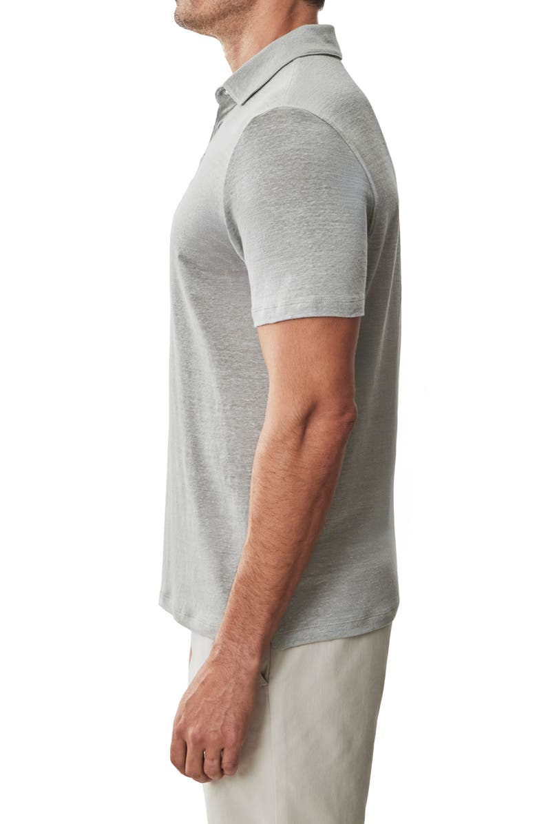 Robert Barakett Boyce Linen Polo, Alternate, color, Pastel Olive