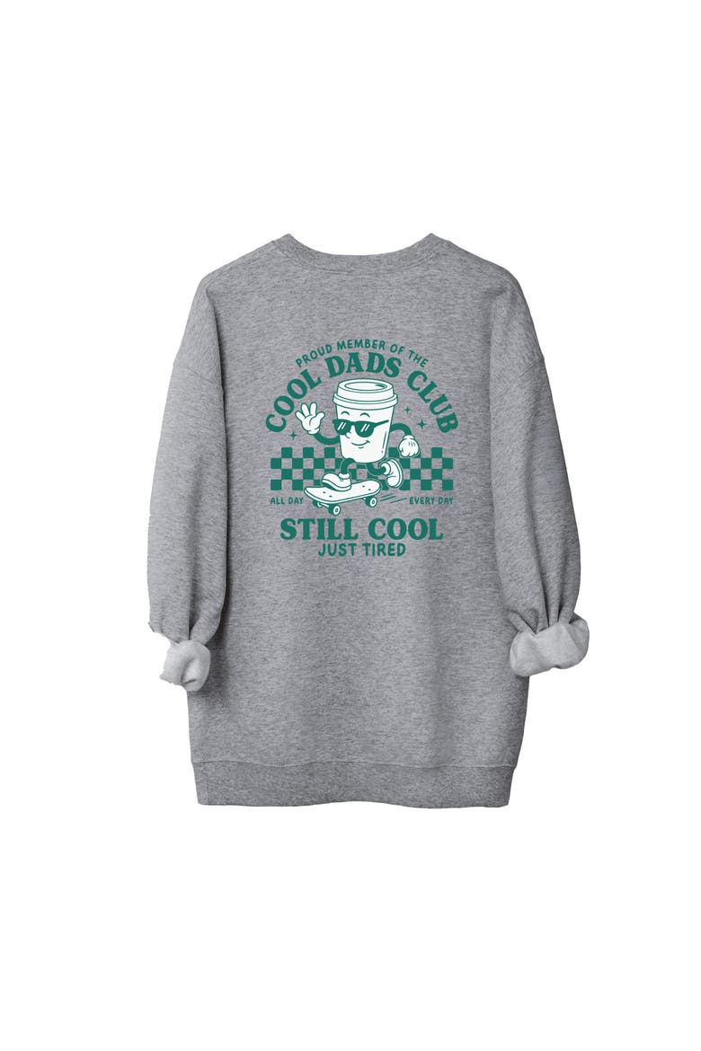 Cool Dads Club Coffee Sweatshirt, Alternate, color, Graphite