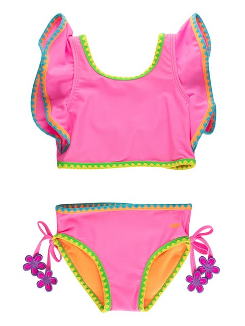 Upf50+ Crochet Detail Butterfly Tankini 2-piece Swimsuit (toddler, Little Kid, Big Kid)