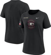 Nike Women's Nike Black Georgia Bulldogs 2025 Military Appreciation Dri-FIT T-Shirt