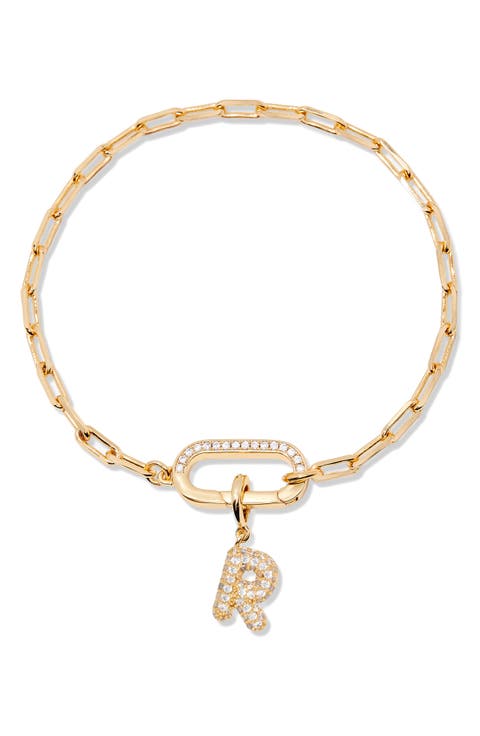 Petra Initial Charm Bracelet