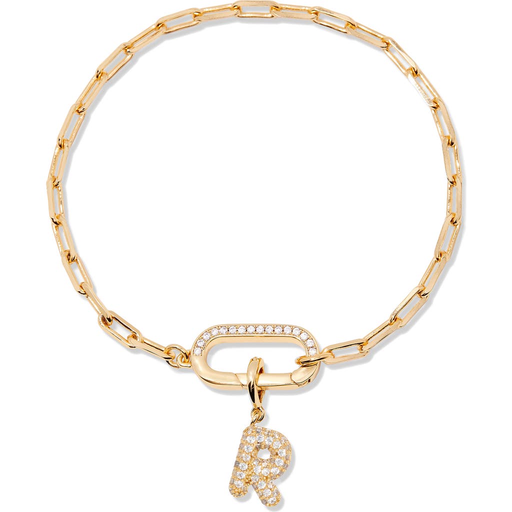 Brook & York Brook And York Petra Initial Charm Bracelet In Gold R