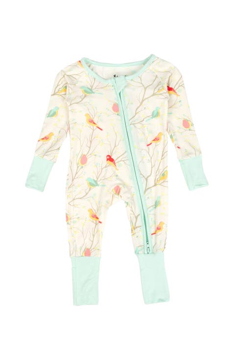 Kids Viscose Matching Family Holiday Pajama Sleeper, Reindeer & Polar Bear Prints (Toddler, Little Kid & Big Kid)