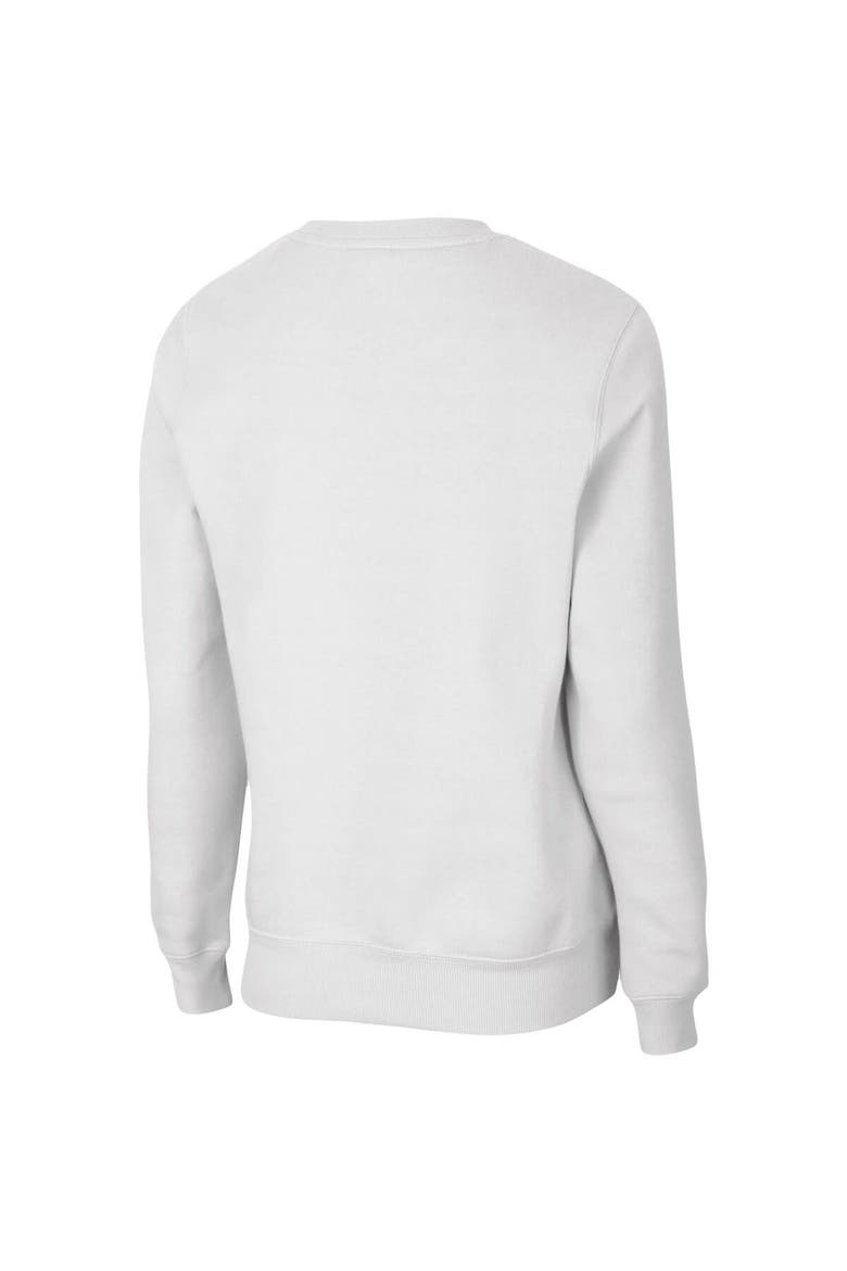 Women's Colosseum White Air Force Falcons Campanile Pullover Sweatshirt, Alternate, color, White