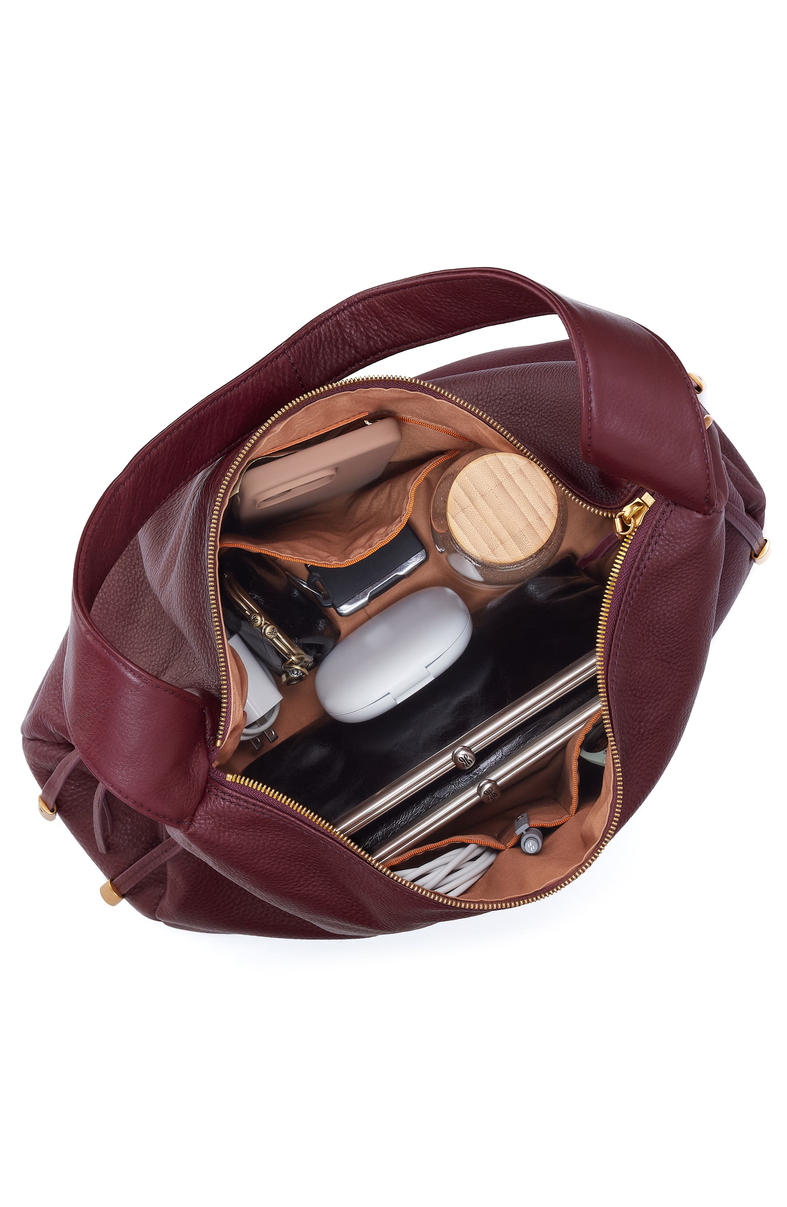 Kori Hobo Shoulder Bag, Alternate, color, MULBERRY GLAZE