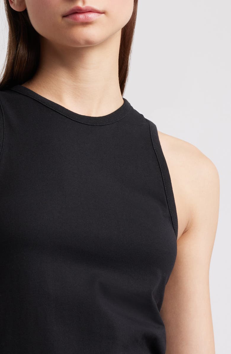 FRAME Racer Tank Maxi Dress, Alternate, color, Black