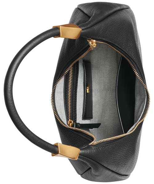 Shop Donna Karan New York Quogue Shoulder In Black/gold