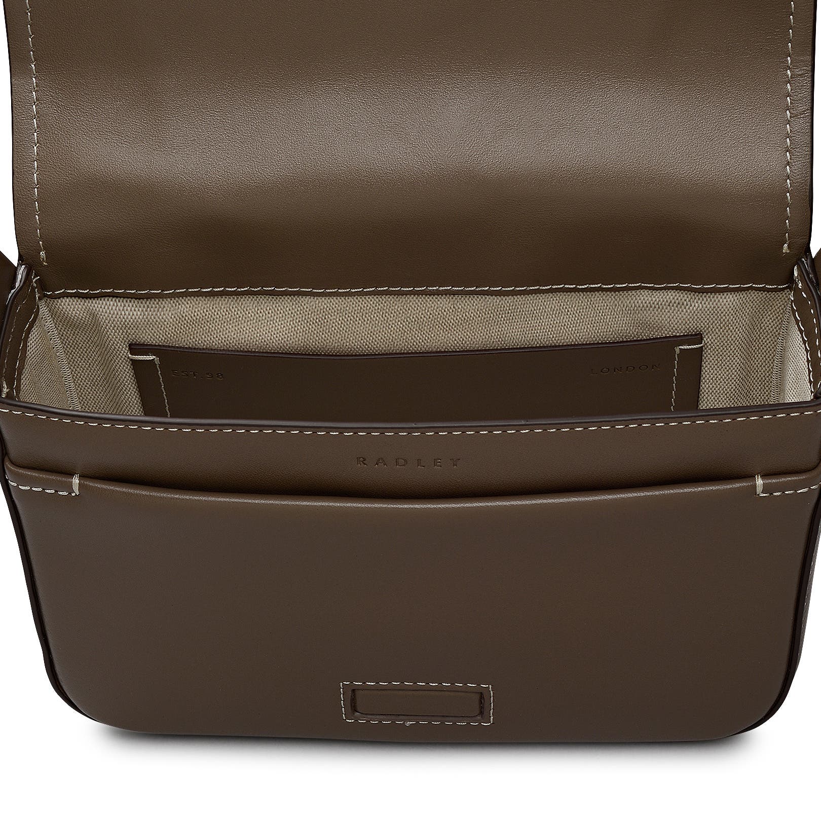 Radley Westwell Lane - Patchwork Small Flapover Crossbody Bag, Alternate, color, Coffee