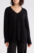 Eileen Fisher V-Neck Organic Cotton Sweater