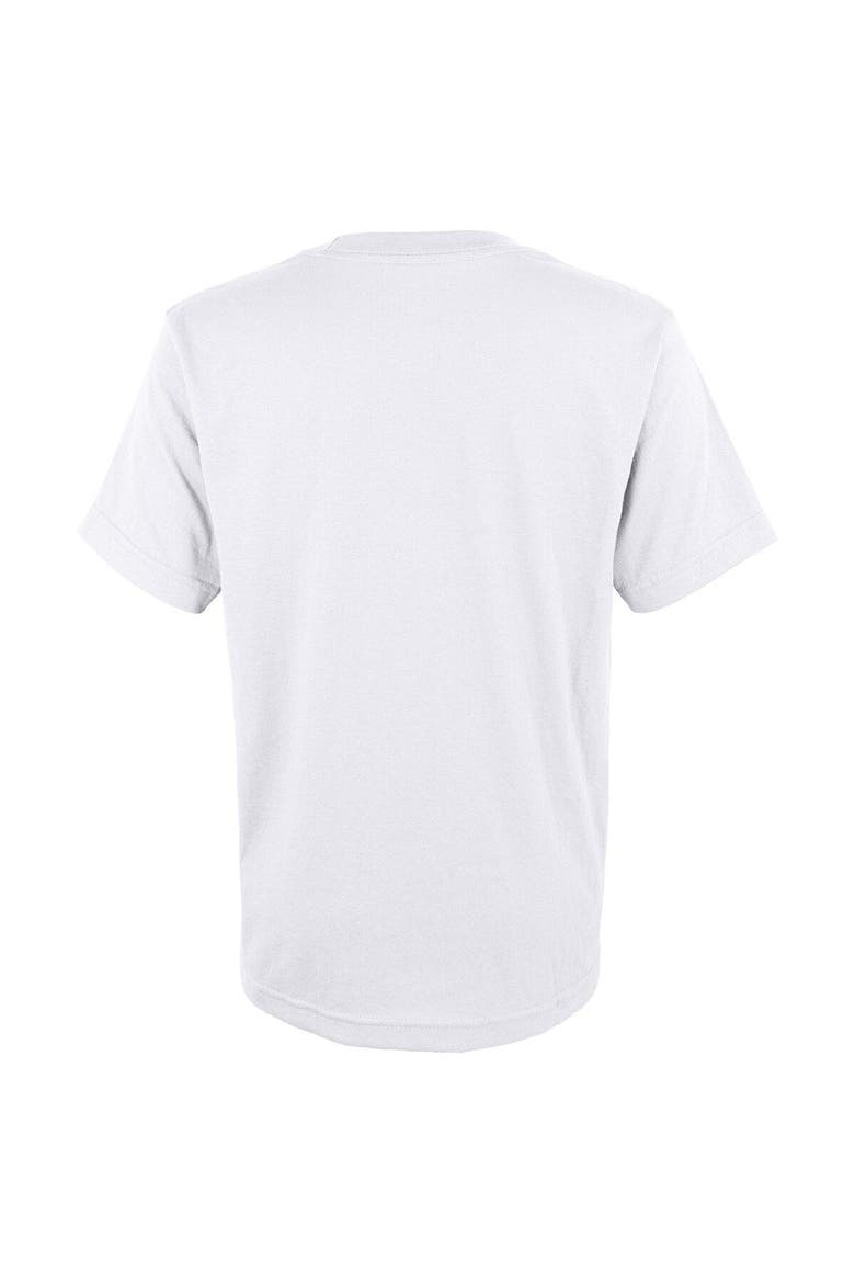 Youth Fanatics Branded  White Denver Nuggets 2023 Western Conference Champions Locker Room T-Shirt, Alternate, color, White