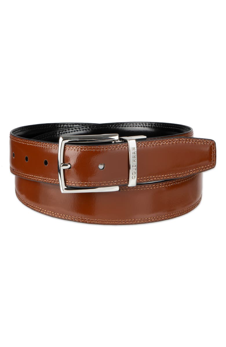 Cole Haan Reversible Leather Belt, Alternate, color, Black/ British Tan