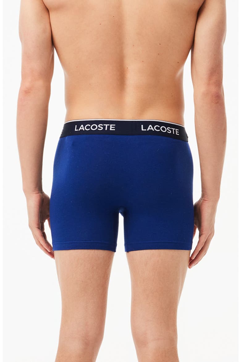 Assorted 3-Pack Stretch Cotton Boxer Briefs, Alternate, color, NAVY BLUE/ RED-METHYLENE