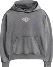 CRIMINAL DAMAGE Logo Mania Oversize Cotton Fleece Hoodie