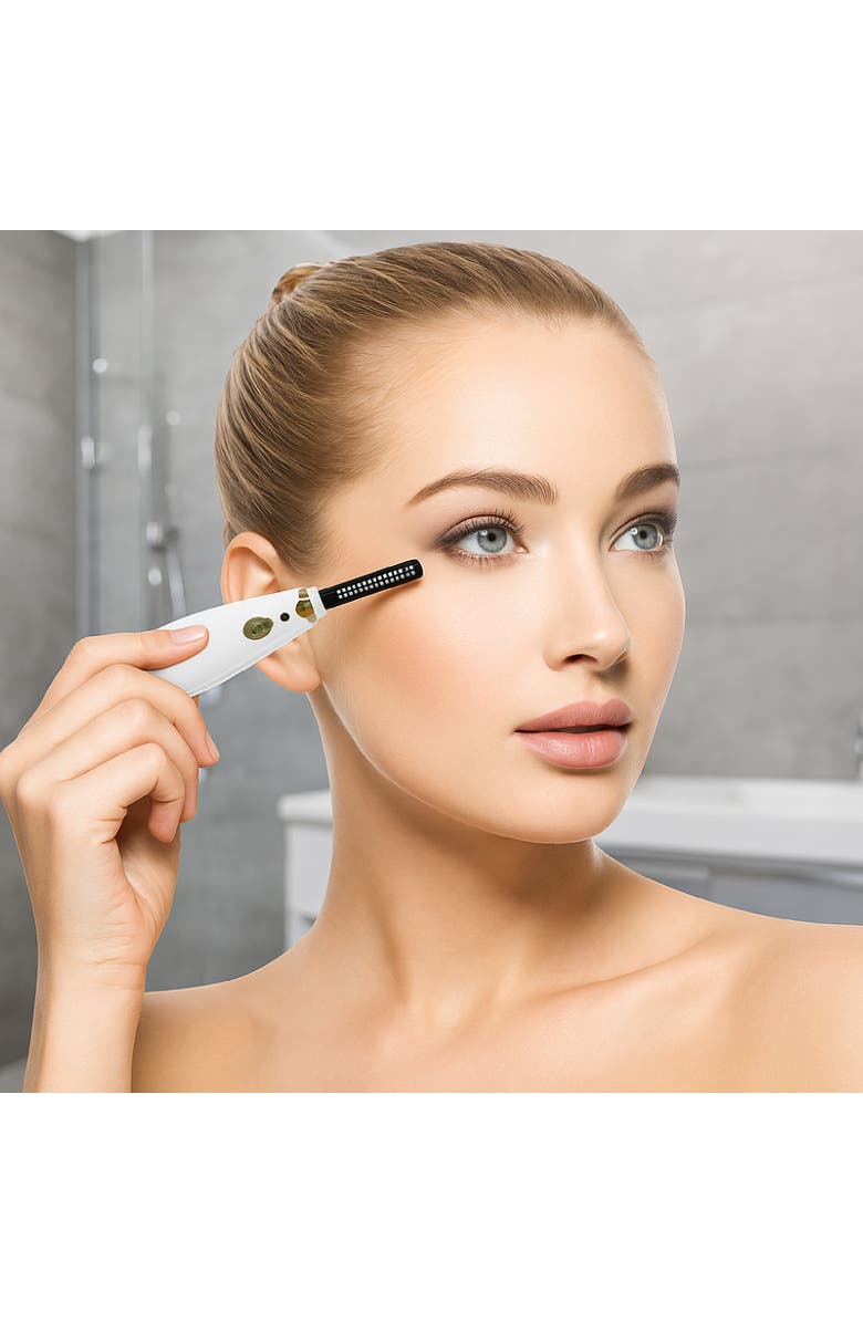 PURSONIC Heated Eyelash Curler with Comb, Alternate, color, White