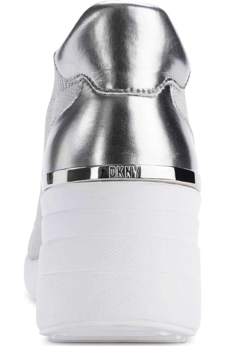 DKNY Kaisa Knit Wedge Sneaker, Alternate, color,