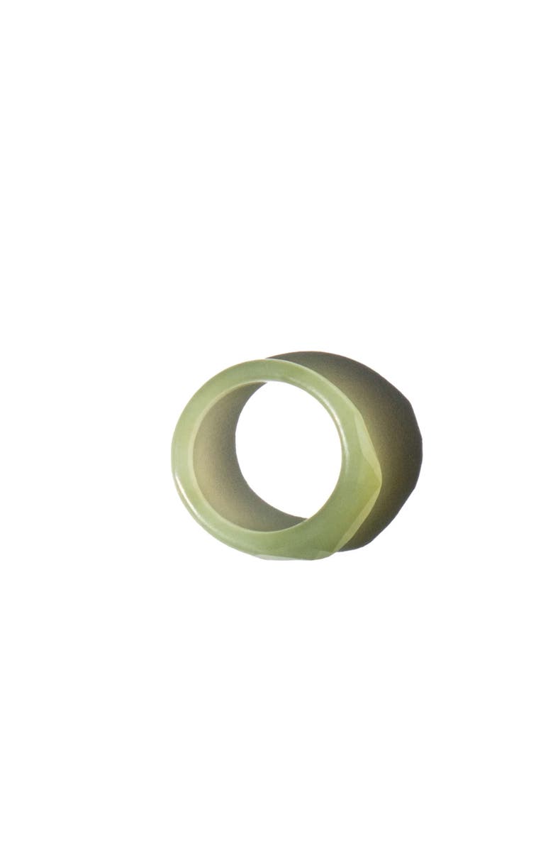 seree Dia Structured green jade ring, Alternate, color,