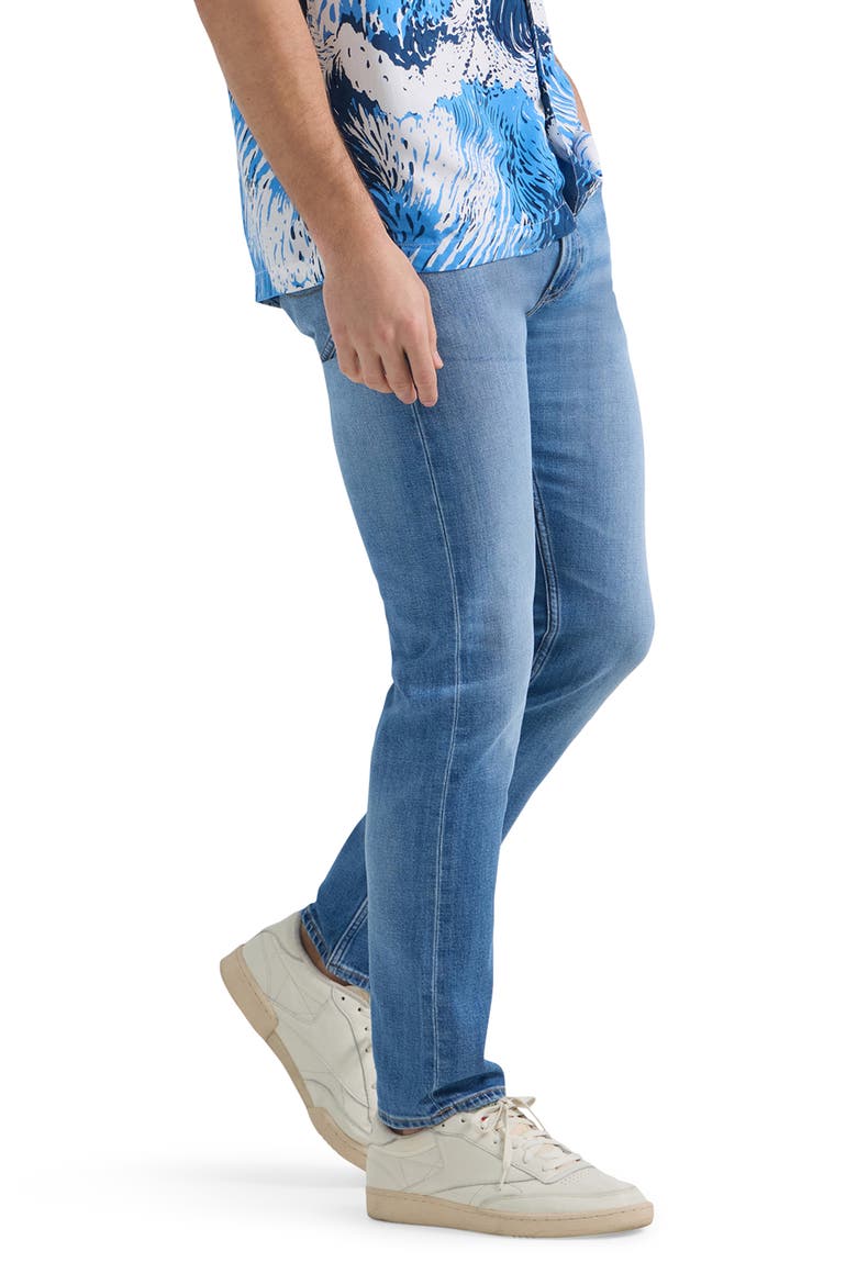 Rider Stretch Slim Straight Leg Jeans, Alternate, color, WORN IN TRAVIS