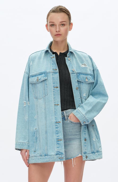 Bayeas Loose Denim Jacket In Blue