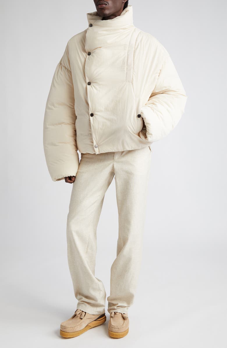 Jacquemus Water Repellent Puffer Coat, Alternate, color,