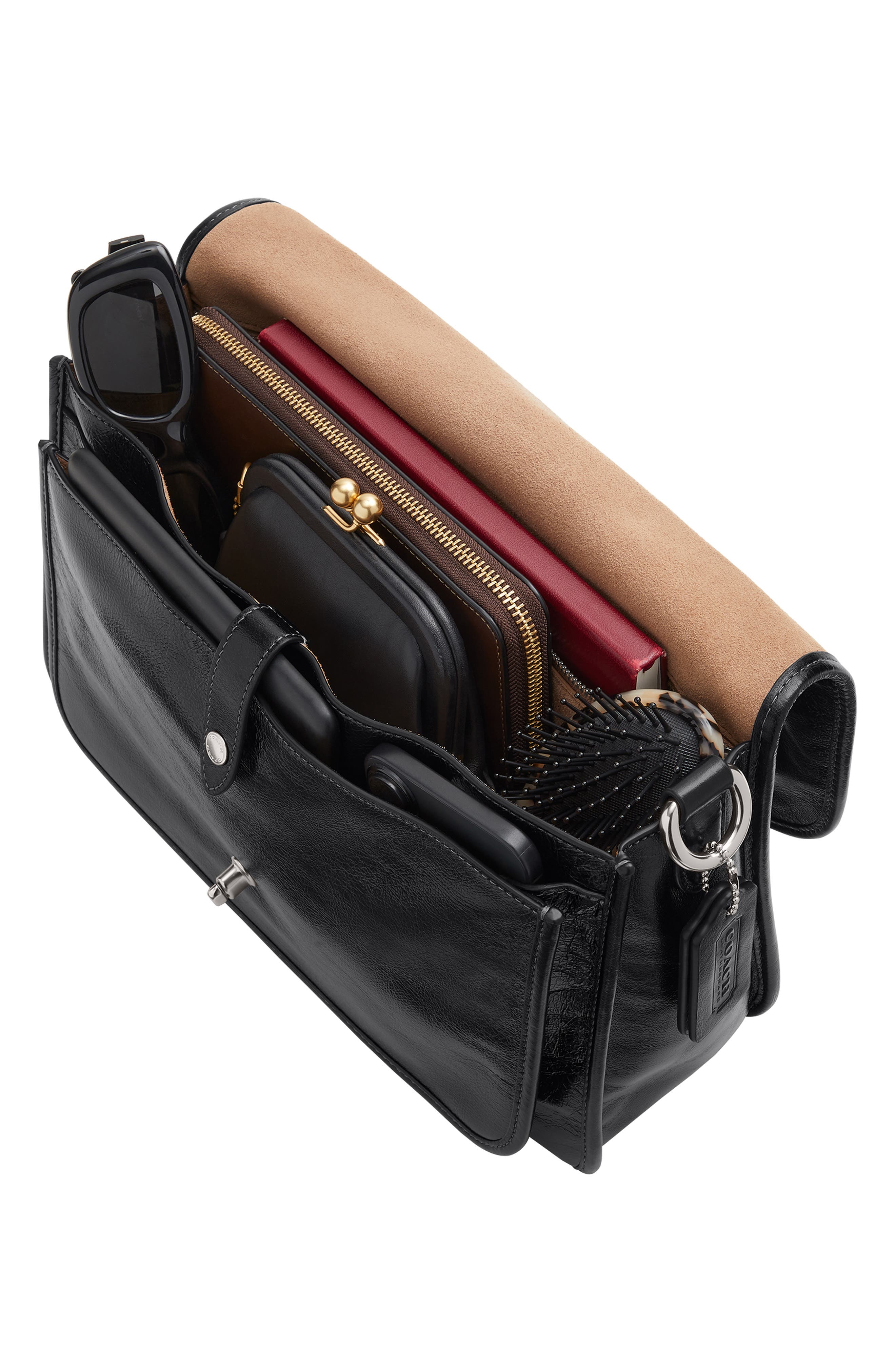 Metropolitan 31 Leather Bag, Alternate, color, LH/ BLACK