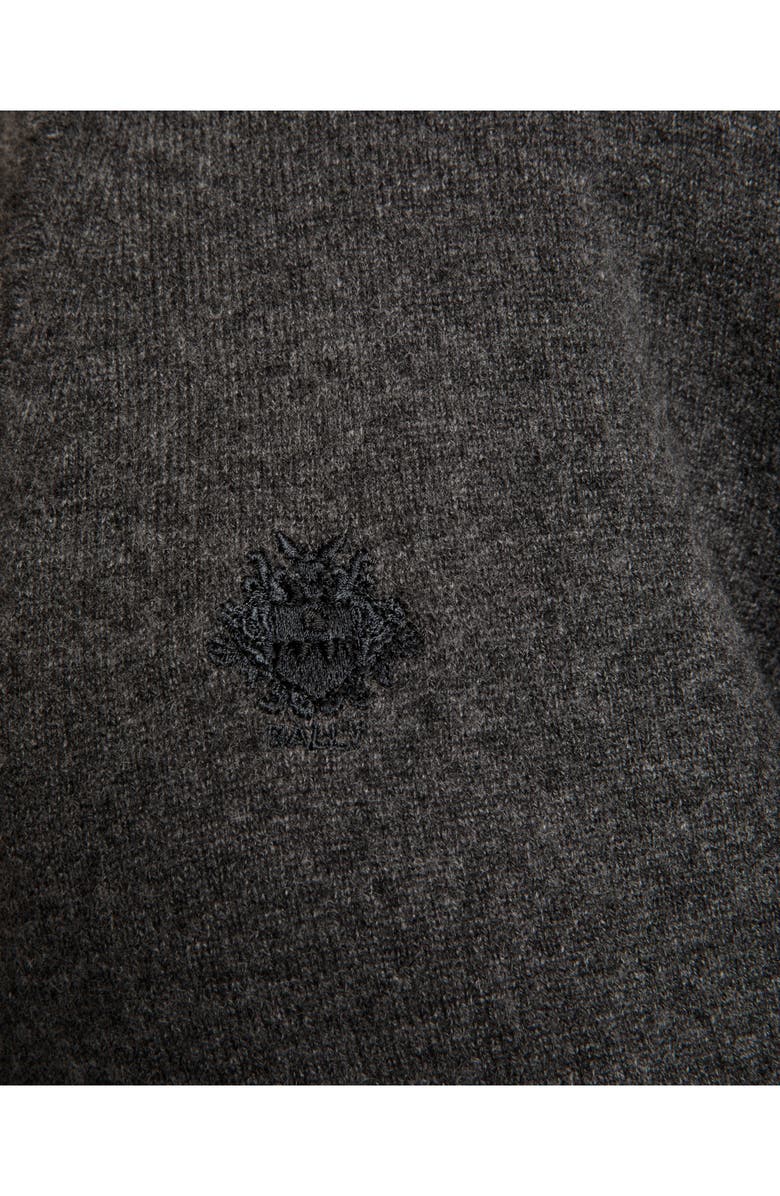 Bally Cardigan With Bally Crest Logo, Alternate, color, Gray