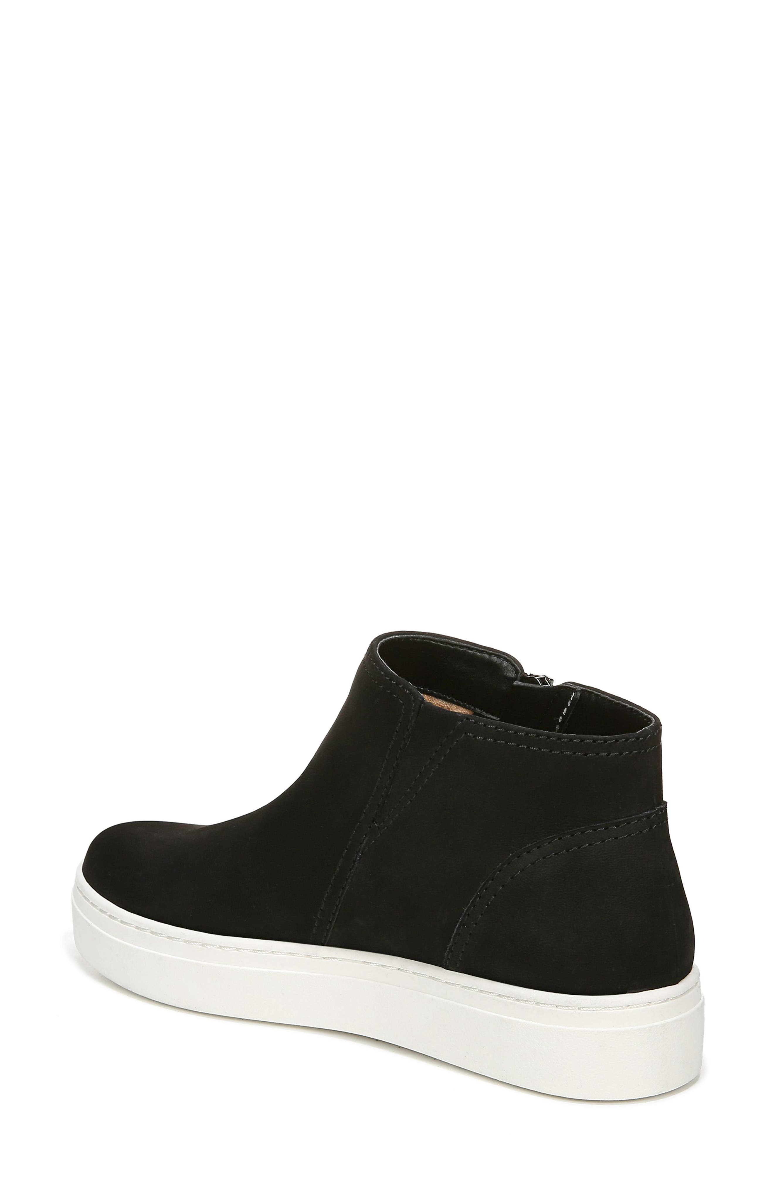 Celeste Sneaker, Alternate, color, BLACK NUBUCK LEATHER