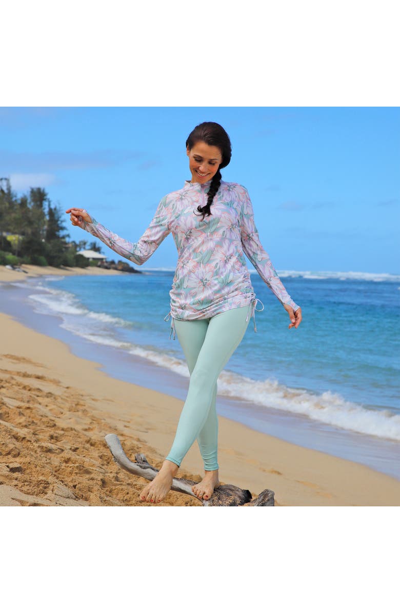 UV Skinz Convertible Swim Shirtdress, Alternate, color, Aurora Bloom