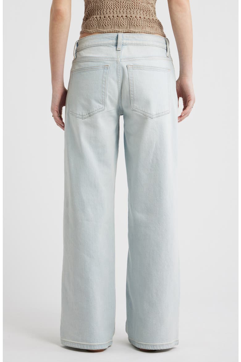 Low Rise Baggy Wide Leg Jeans, Alternate, color, SUNSET WASH