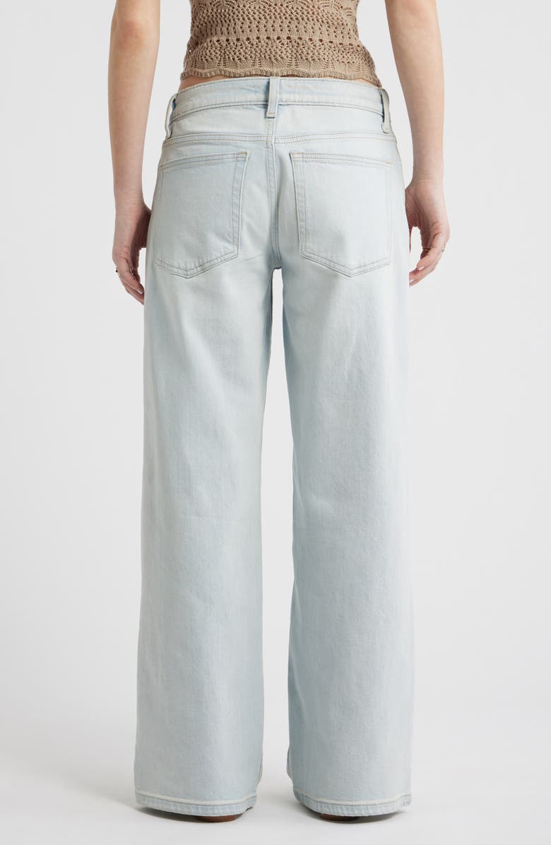 BP. Low Rise Baggy Wide Leg Jeans, Alternate, color, Sunset Wash