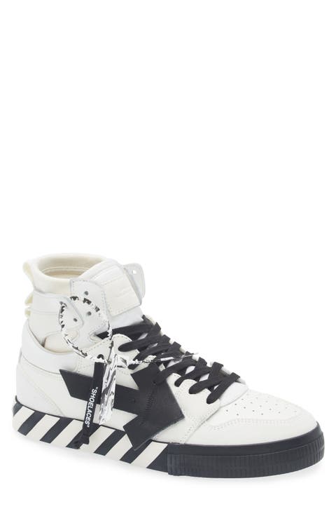 High Top Vulcanized Leather Sneaker (Men)