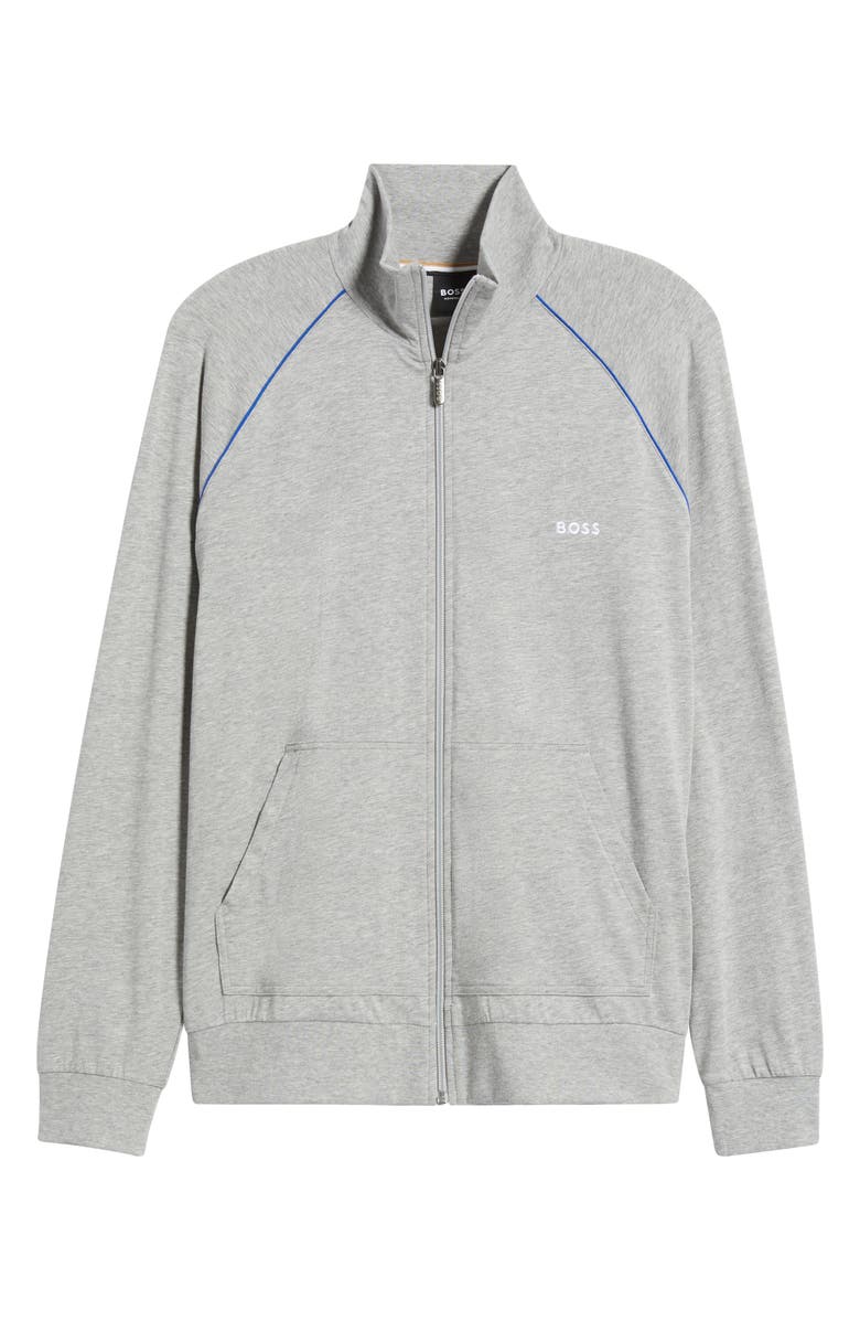 BOSS Mixmatch Z 1 Knit Jacket, Alternate, color, Medium Grey