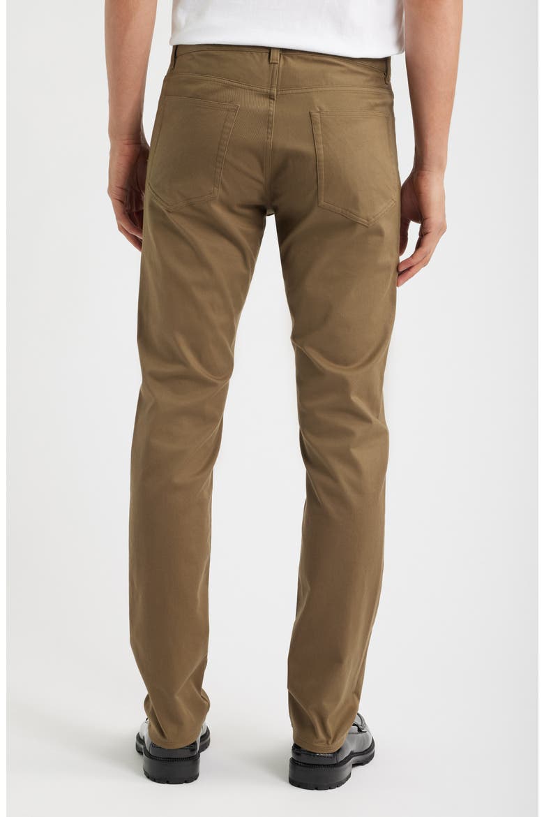 Raffi Soft Stretch Cotton & Lyocell Slim Leg Pants, Alternate, color, DUFFLE