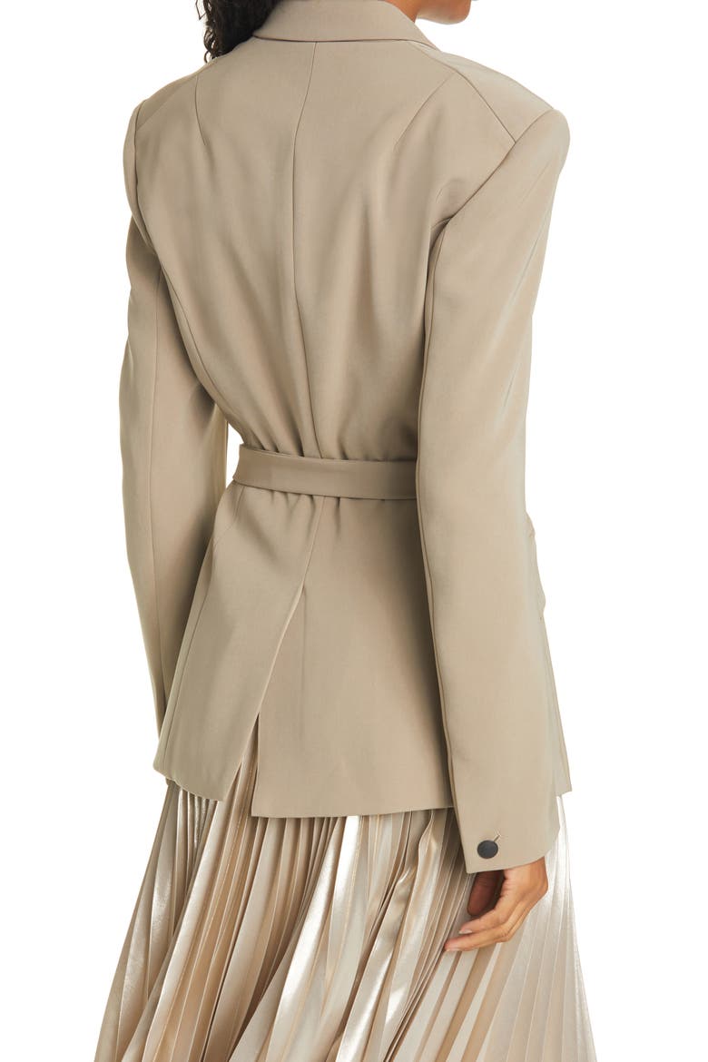Andre Belted Blazer, Alternate, color, CLAY