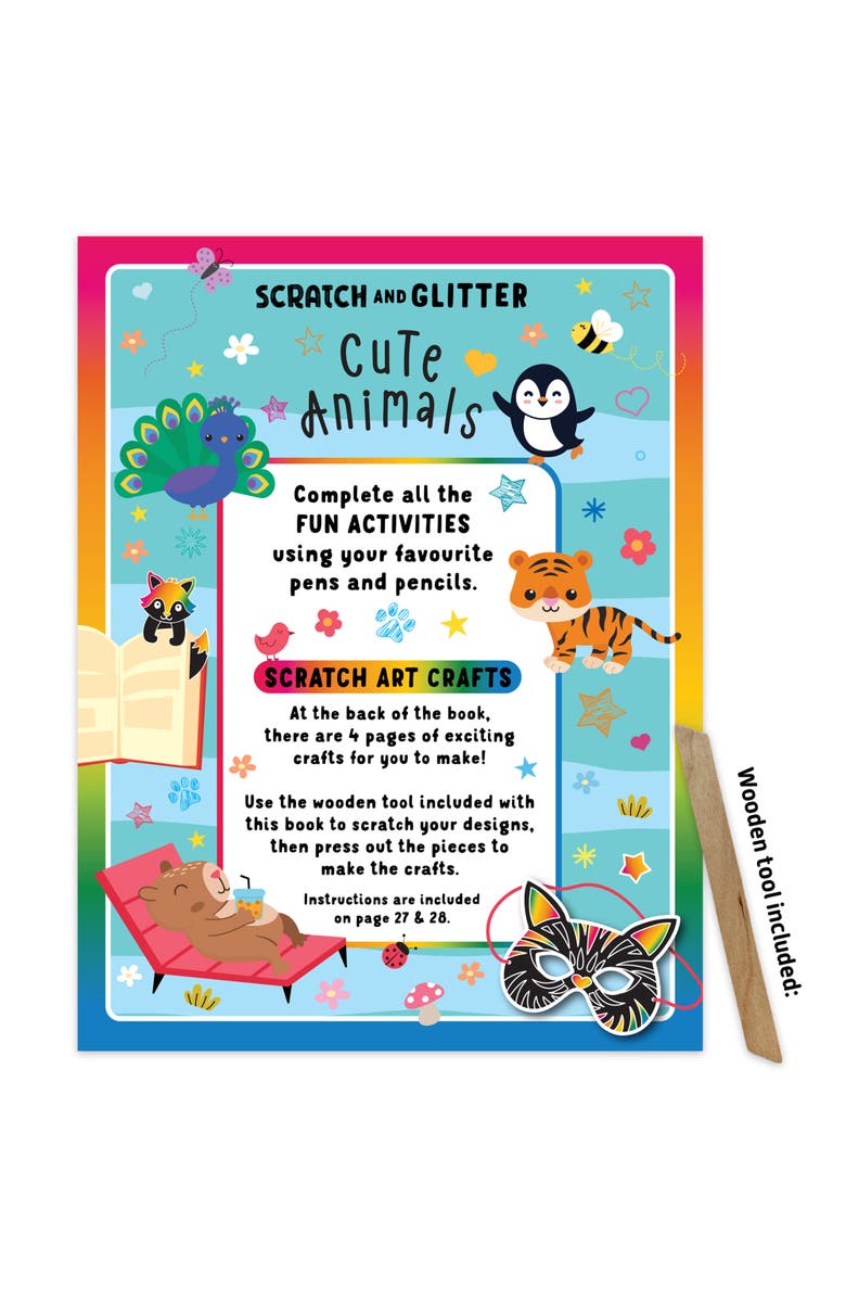 book 'n' app pApplishing house Scratch & Glitter Activity Book, Alternate, color, Multicolored