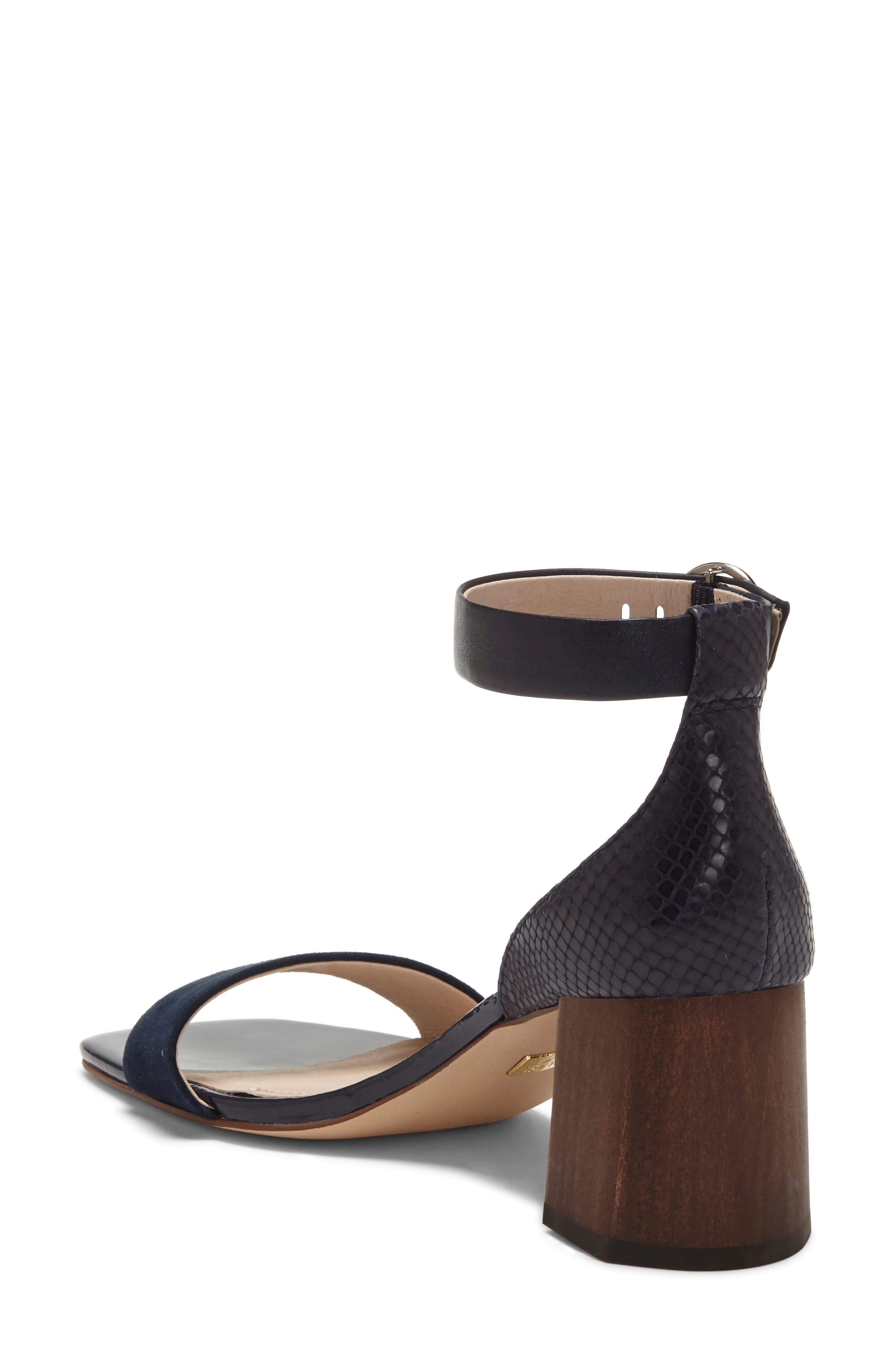 Gabrie Ankle Strap Sandal, Alternate, color, BLUE MOON SUEDE