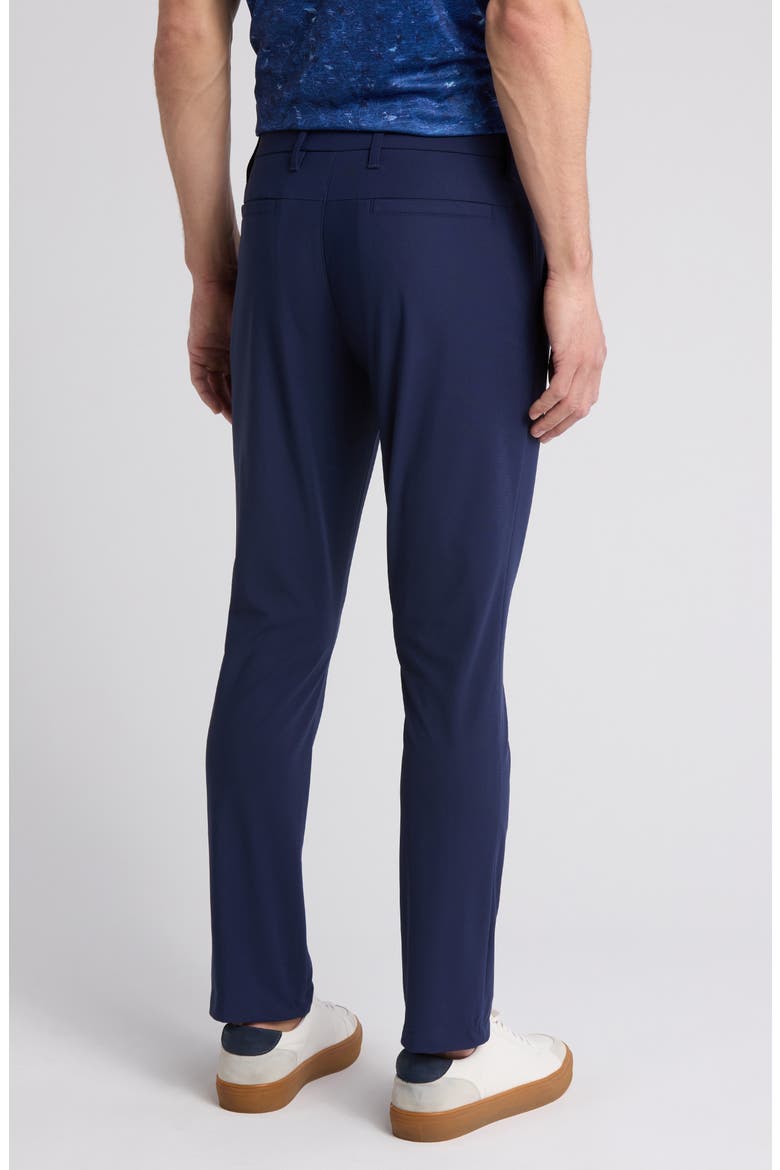 Warped Knit 5-Pocket Pants, Alternate, color, PEACOAT