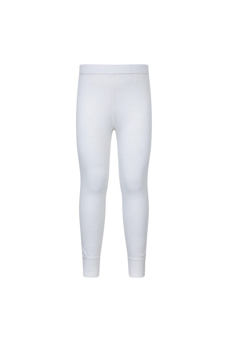 Childrens/kids Ii Merino Wool Base Layer Bottoms, Main, color, White